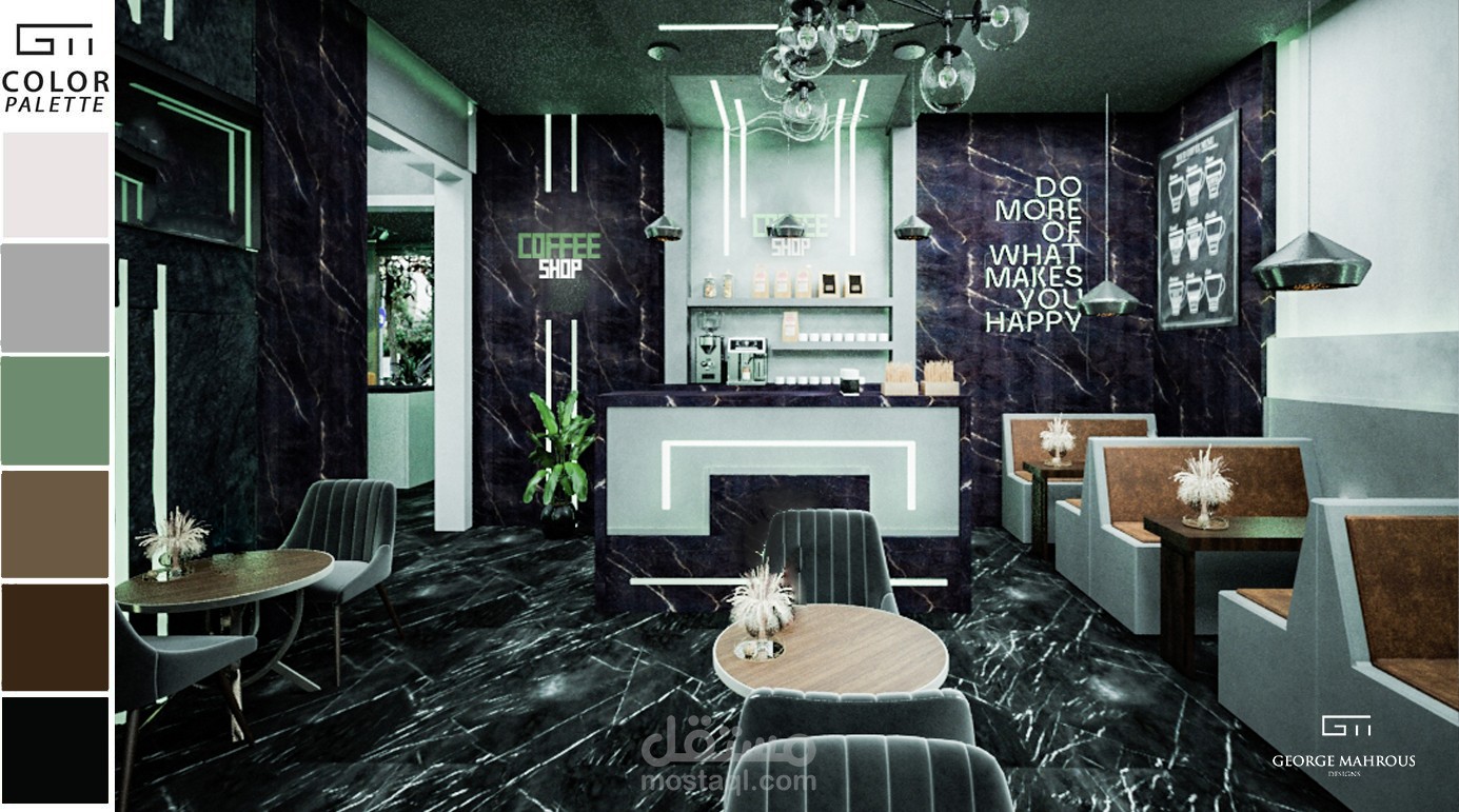 Coffee shop in Thailand