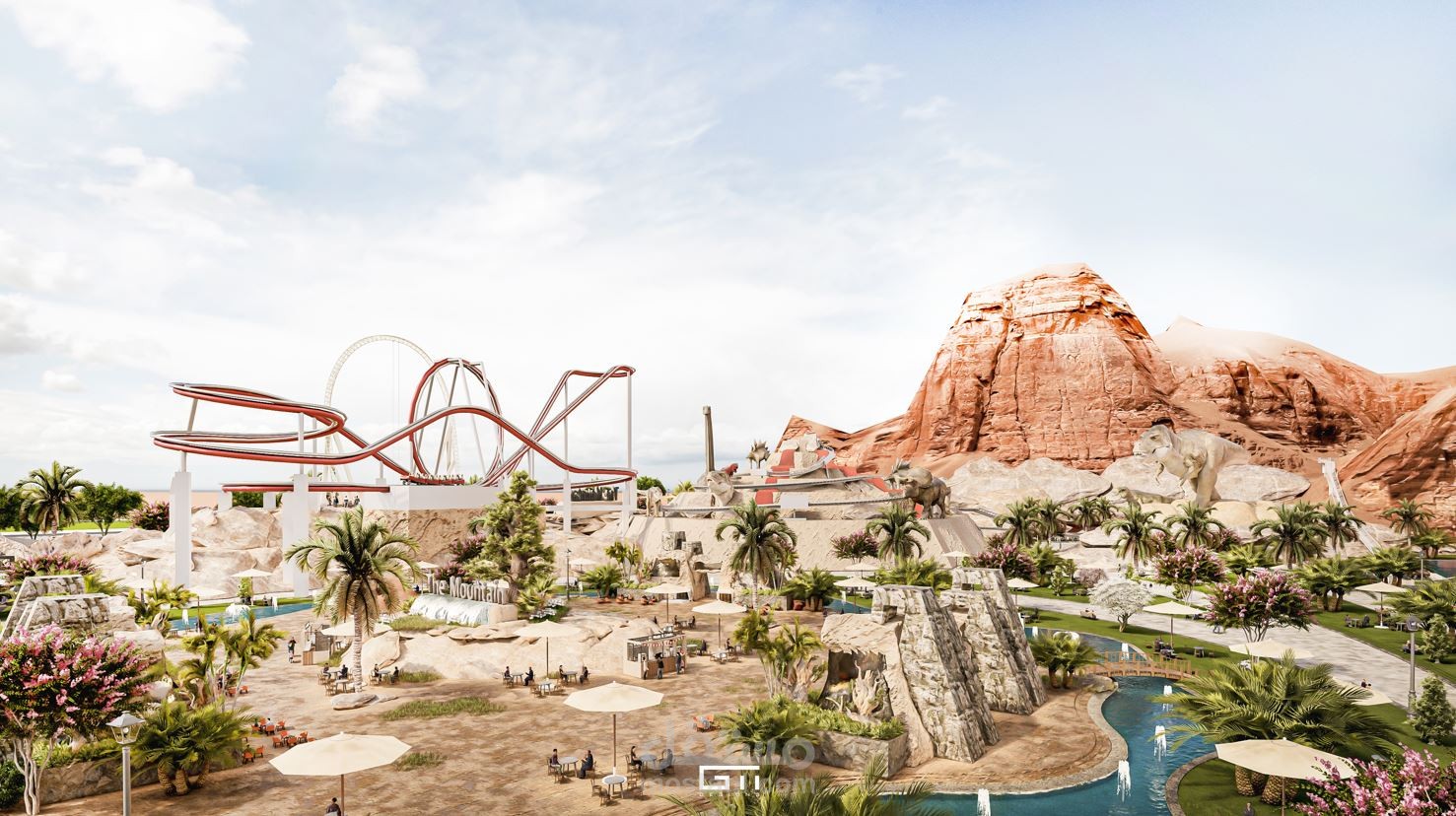 تصميم مدينة ملاهي ترفيهية بالسعودية