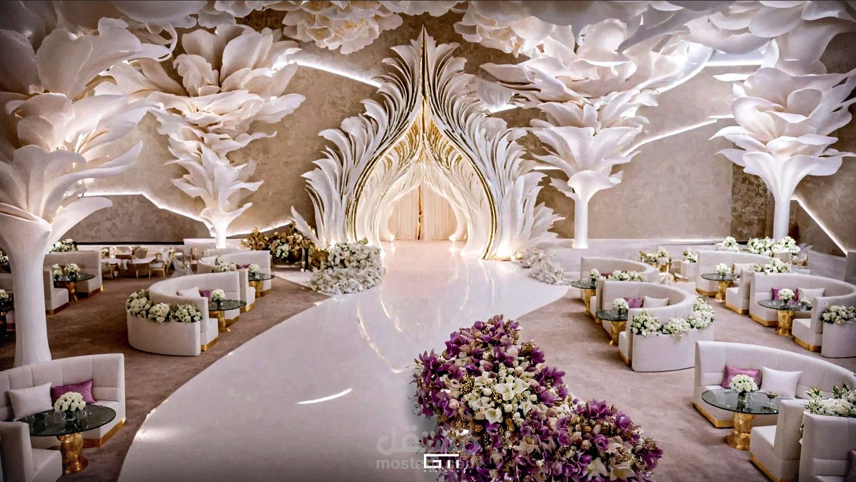 تصميم قاعة حفلات بالامارات