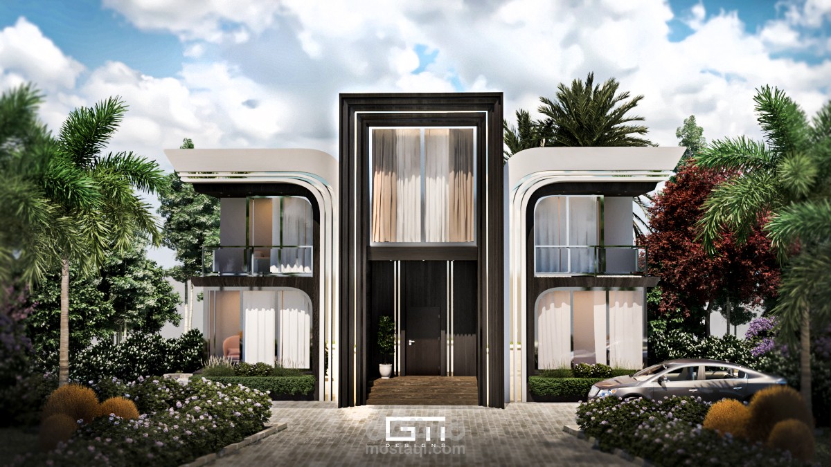 تصميم واجهه فيلا سكنية