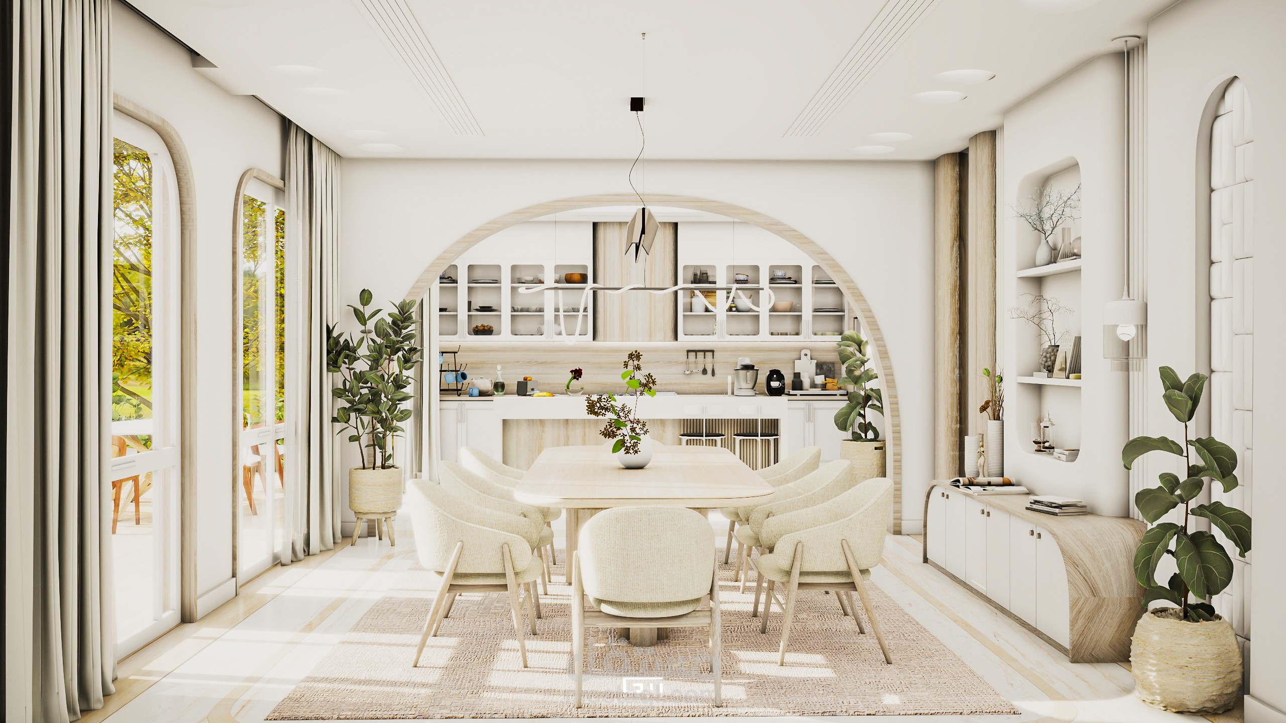 تصميم داخلى لفيلا سكنية