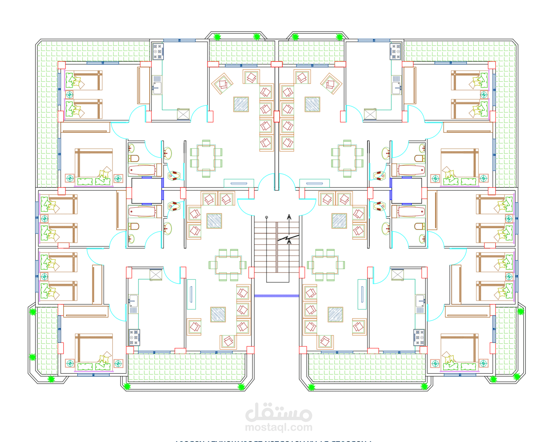 رسم مسقط على برنامج الأتوكاد