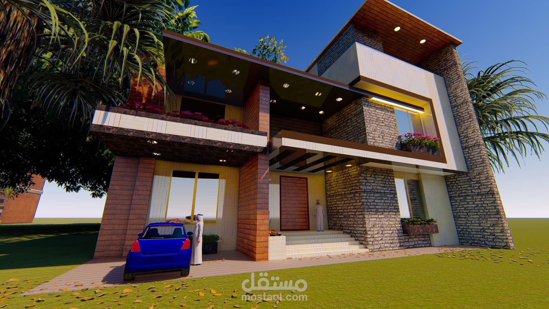 تصميم واجهة فيلا