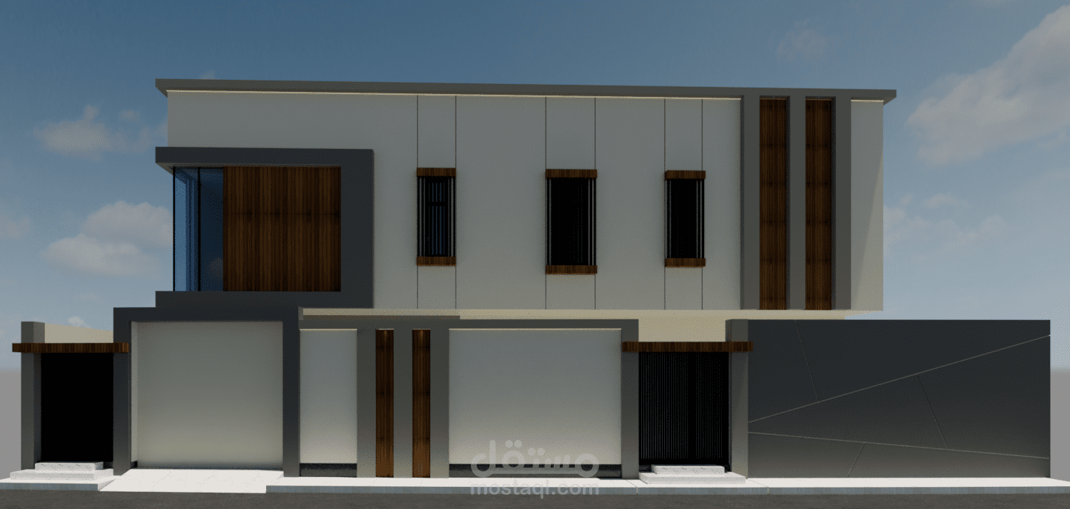 واجهة مودرن لفلة بالشرقية المملكة العربية السعودية