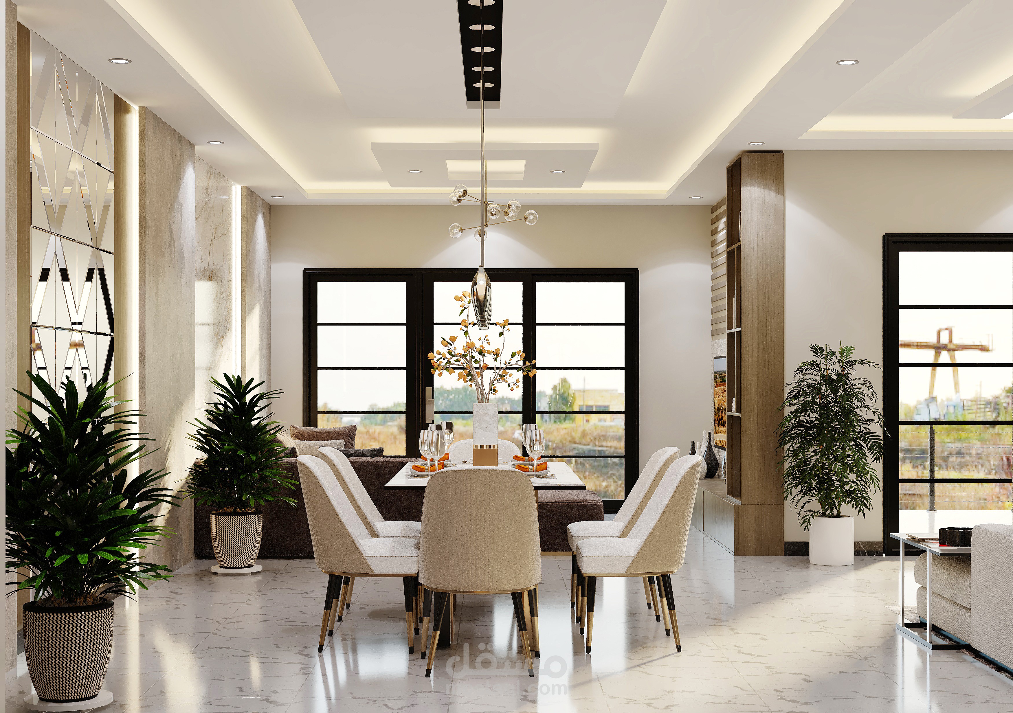 reception +living room