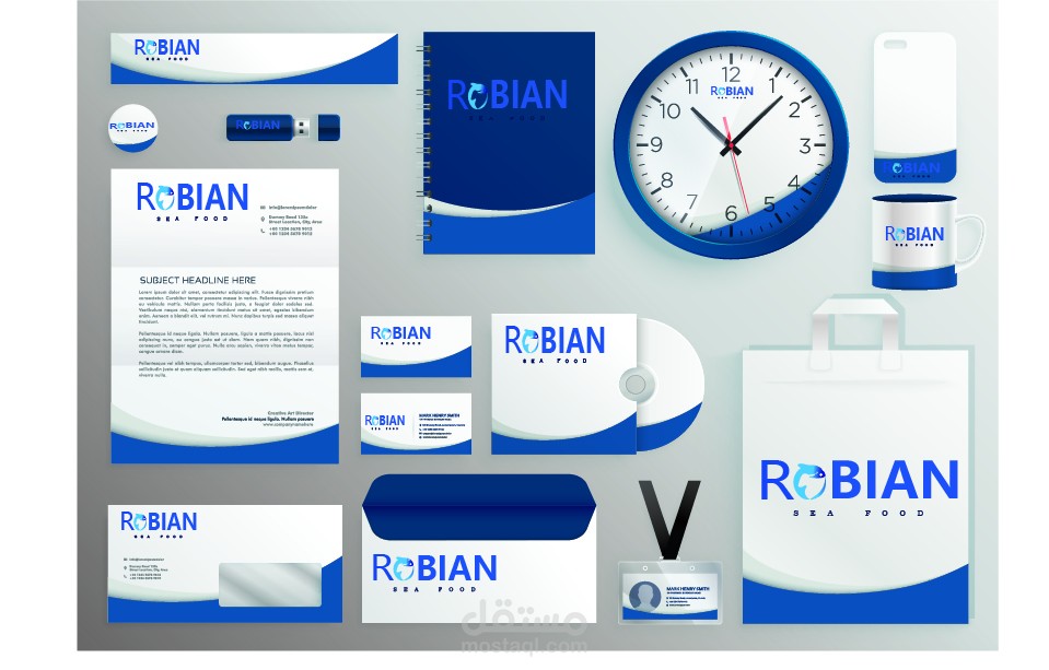 لوجو شركه اسماك روبيان