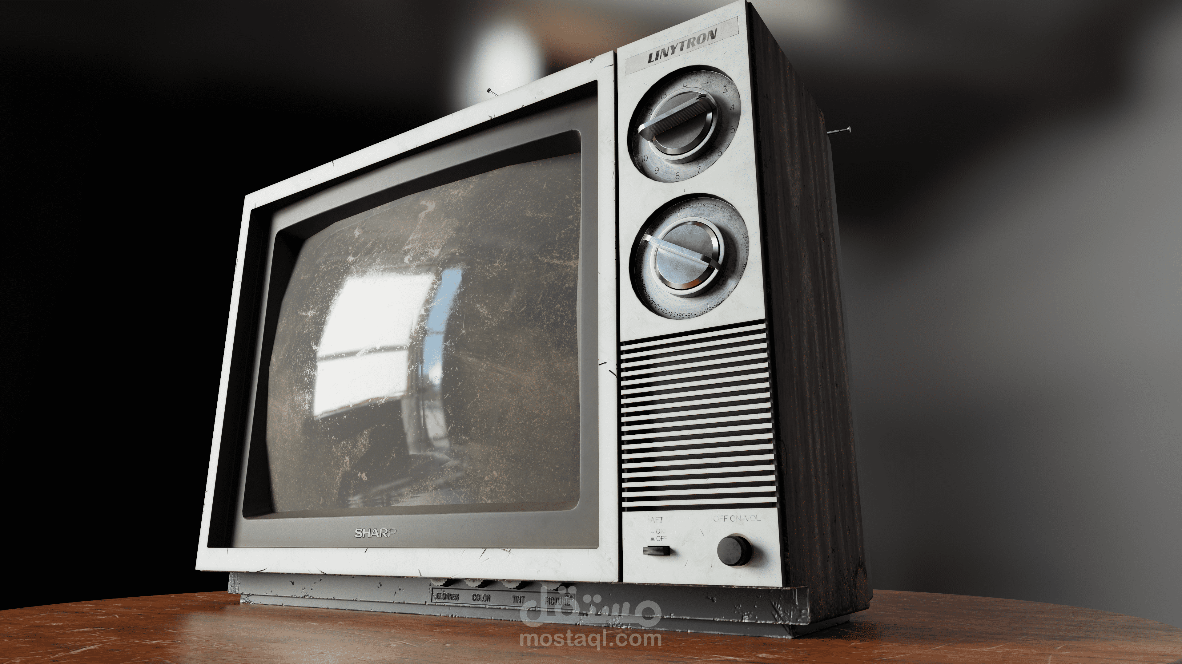 تصميم منتجات Old Sharp TV