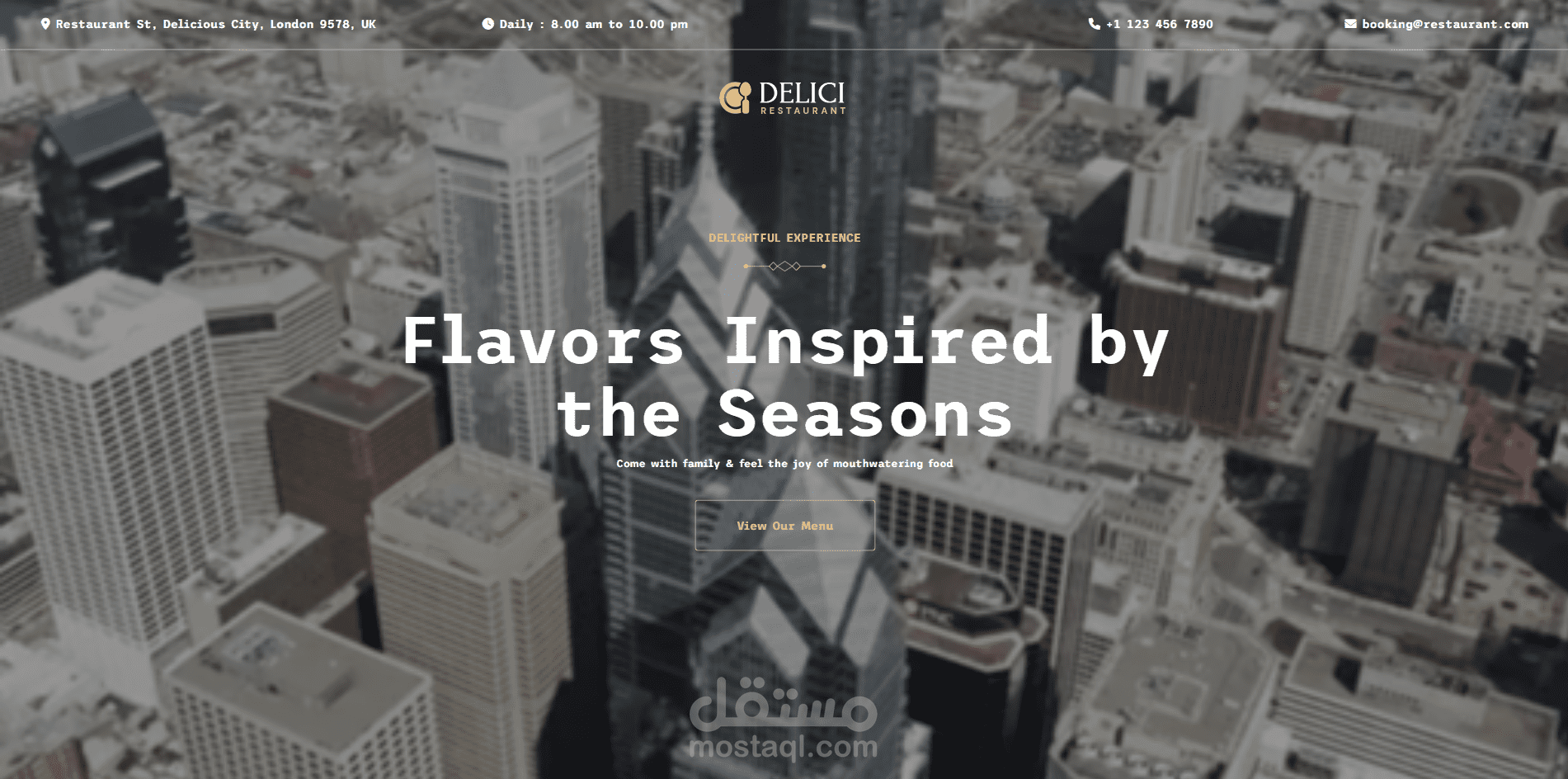 Delici website