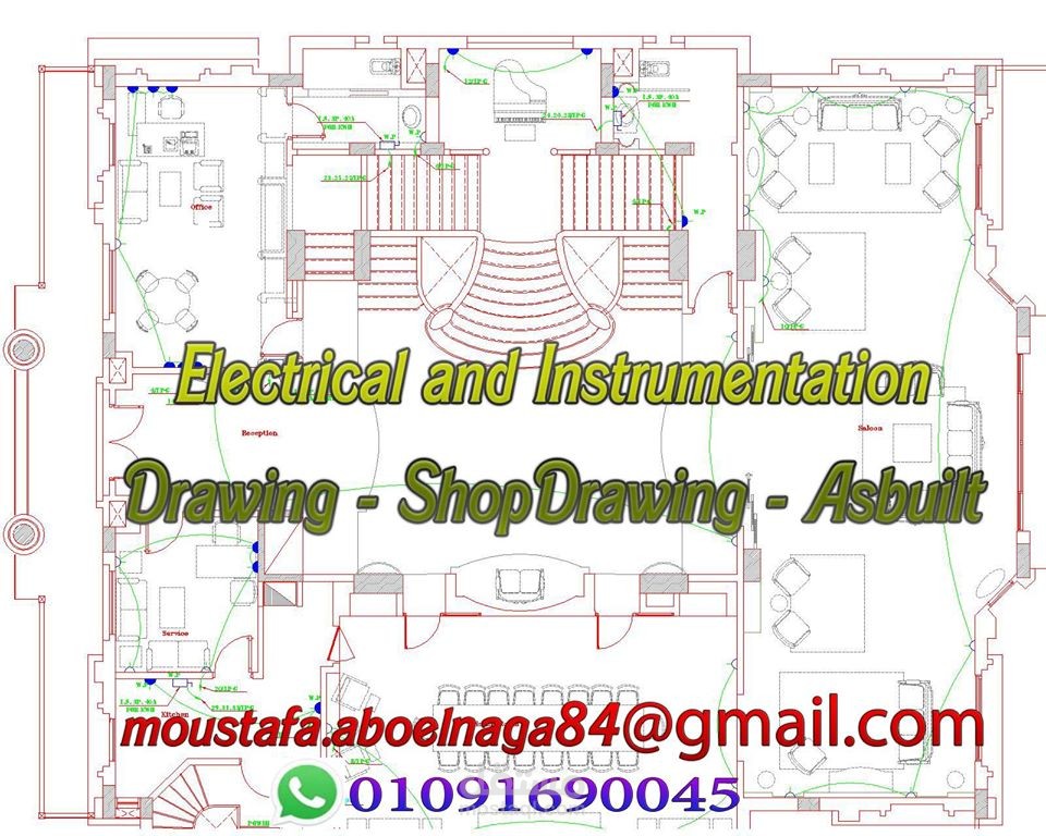 تصميم لوحات لأعمال الكهرباء والأجهزة