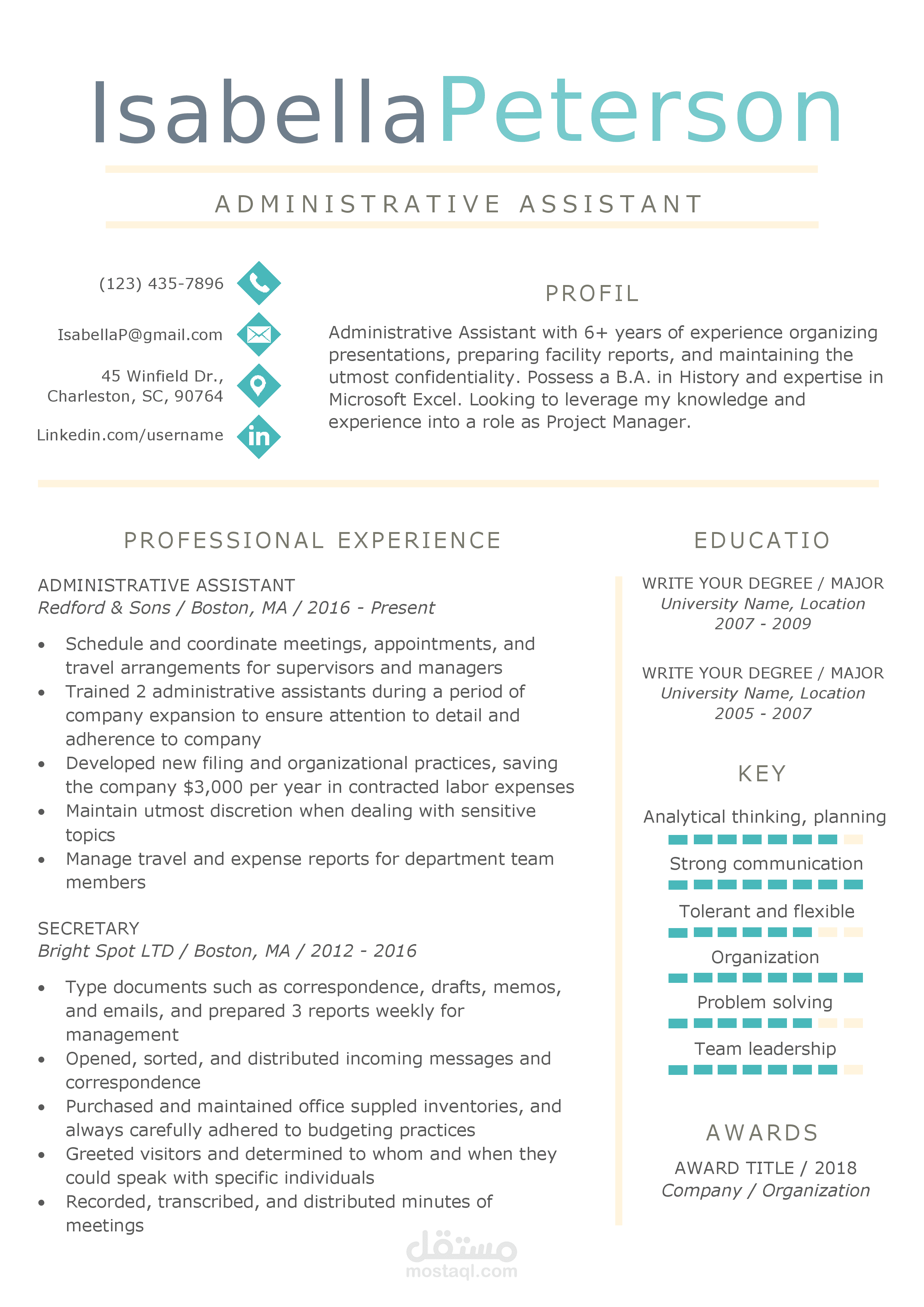 كتابة وتصميم أكثر من 100 سيرة ذاتية باللغة الإنجليزية حسب معايير ATS