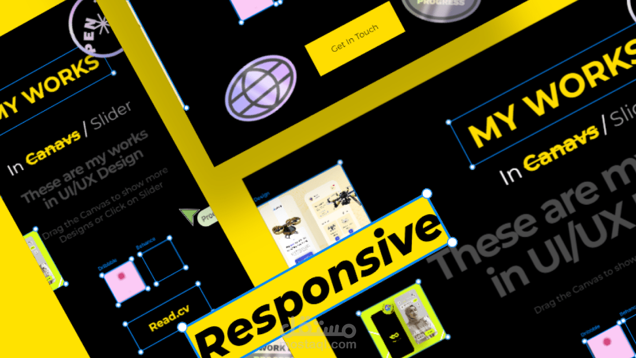 موقع شخصي لعرض اعمالك