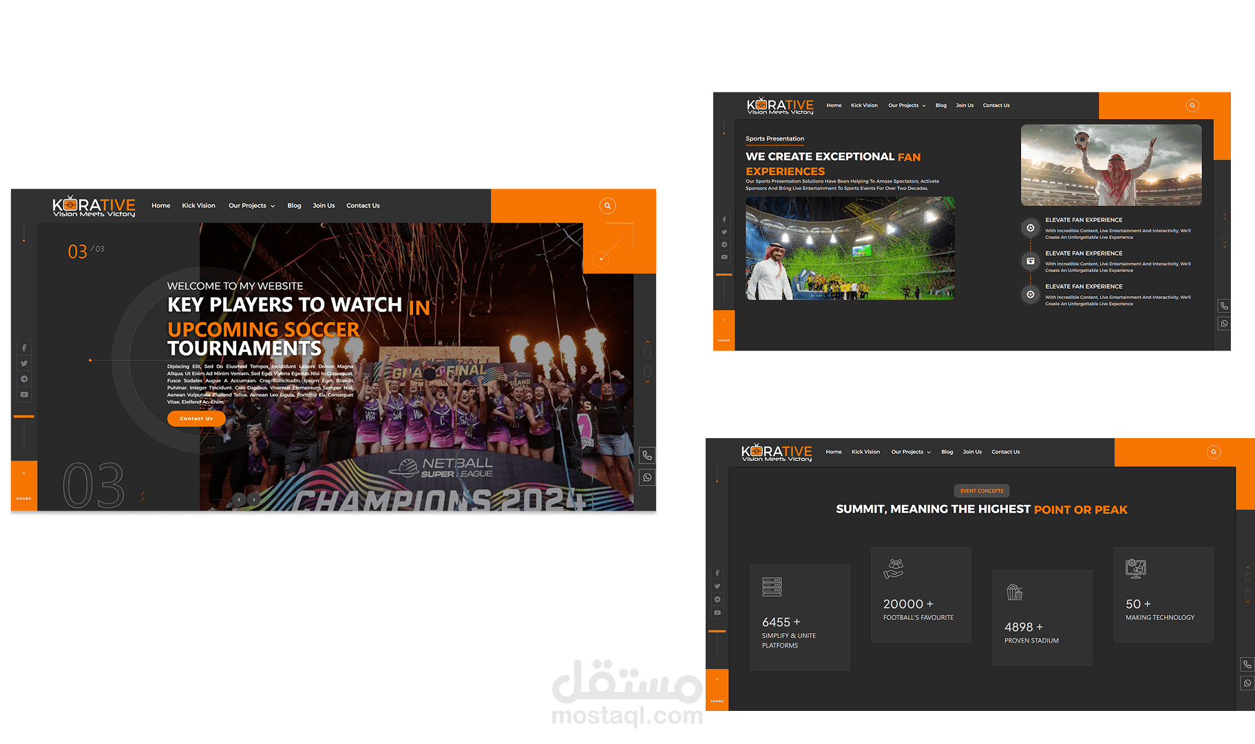 منصة إلكترونية متخصصة في تقديم الأخبار الرياضية