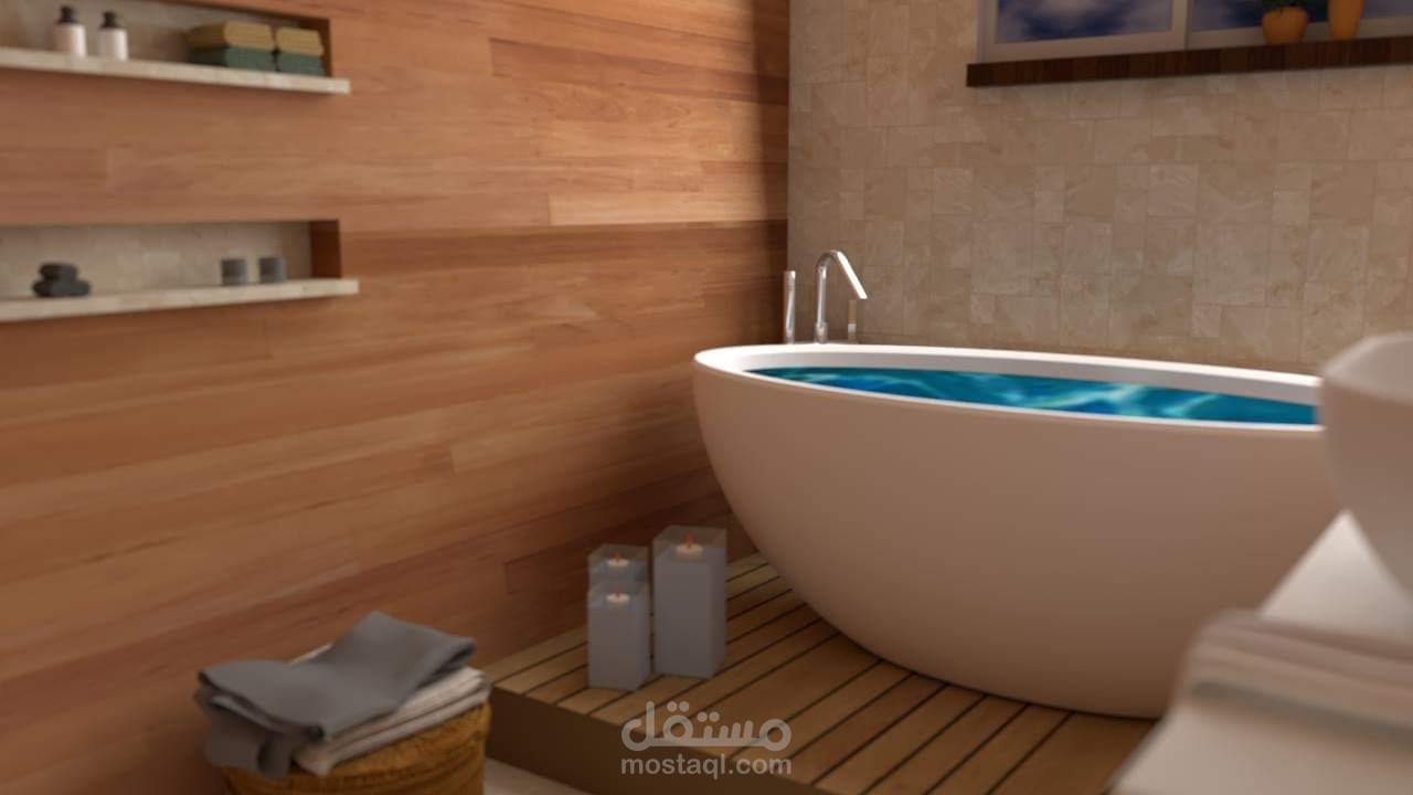 تصميم داخلي حمّام