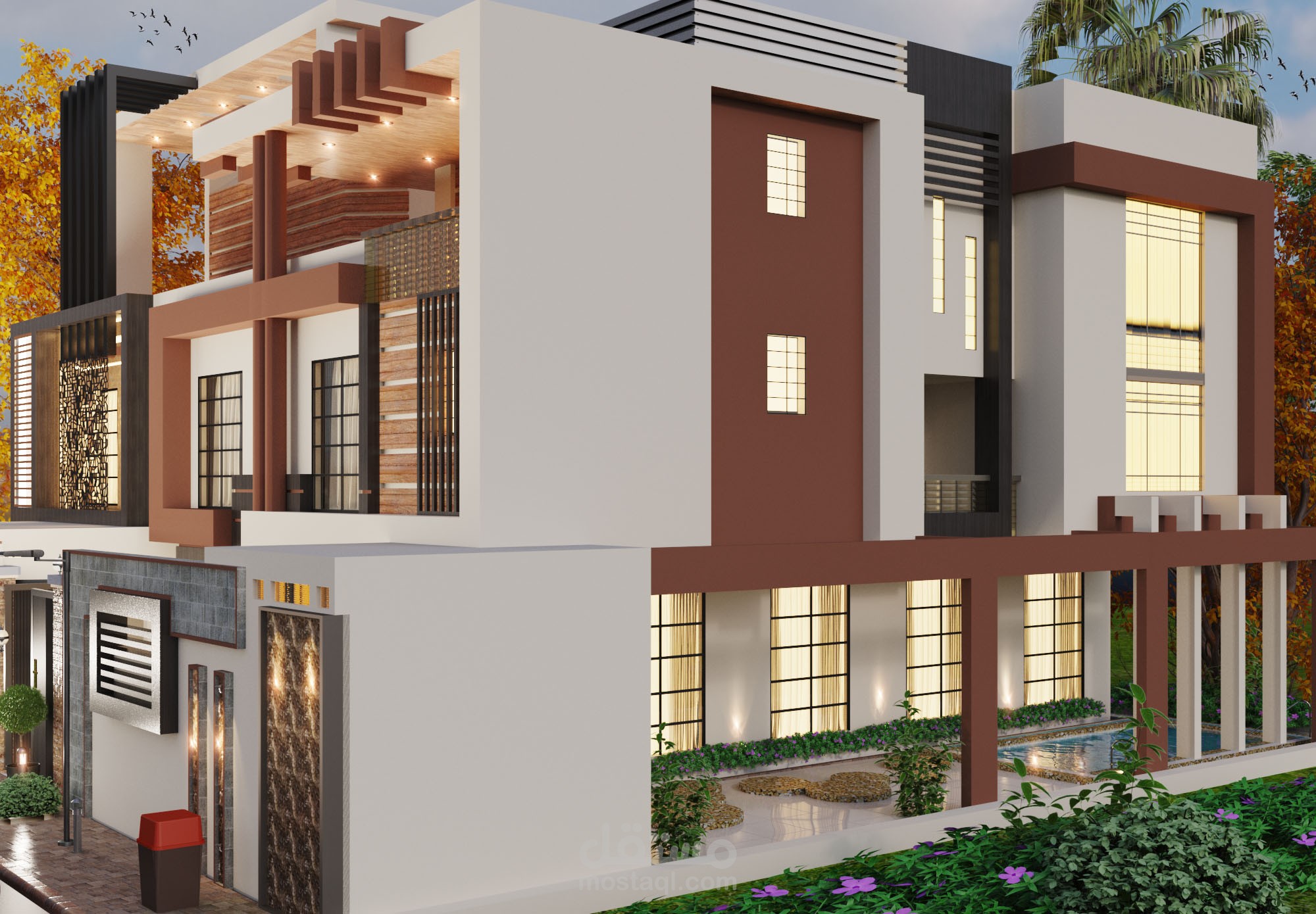 واجهة فيلا مودرن