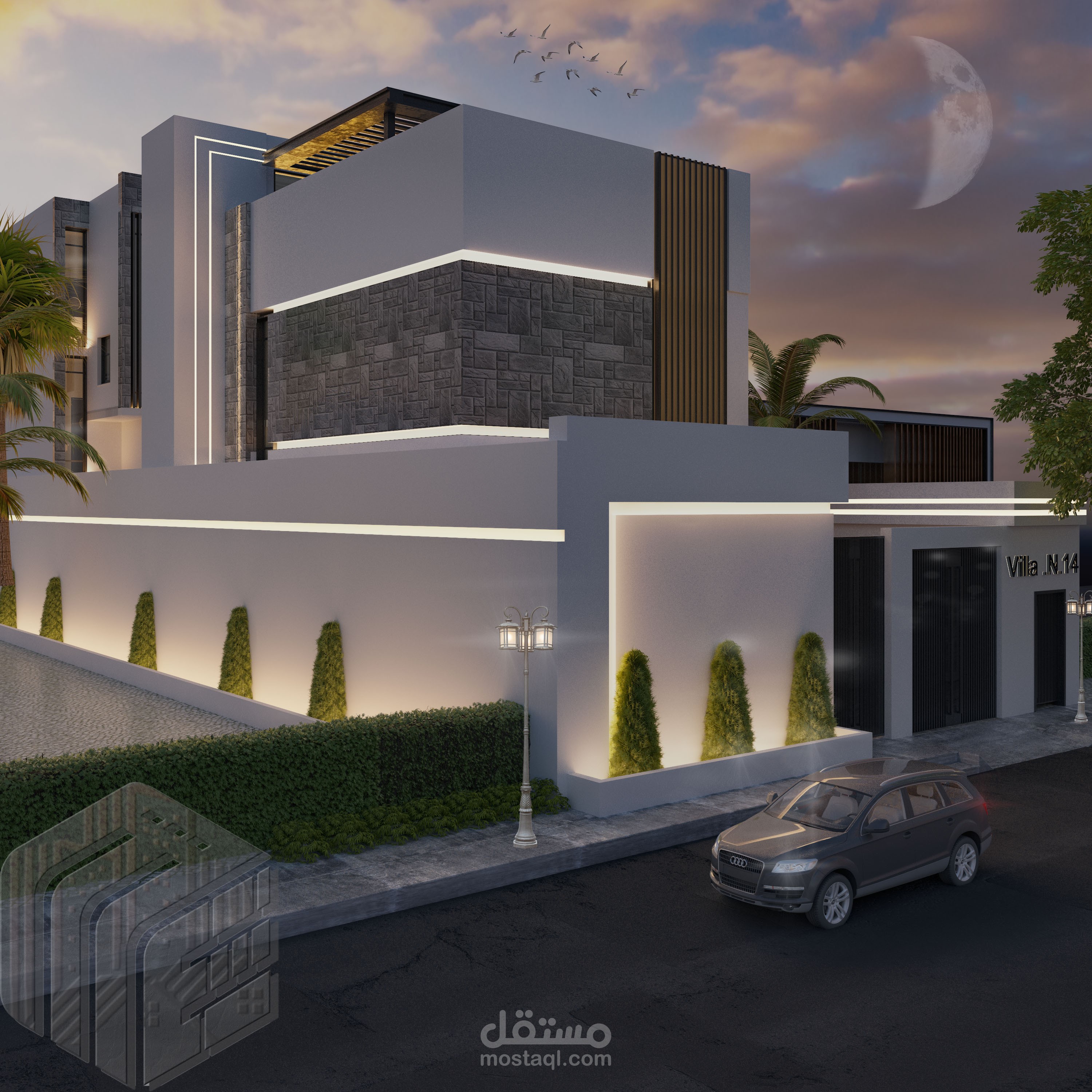 فيلا مودرن بالسعوديه