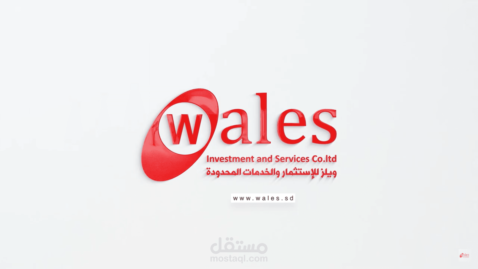 تصميم وإنتاج بروفايل لإعمال وخدمات شركة ويلز باللغة الإنجليزية