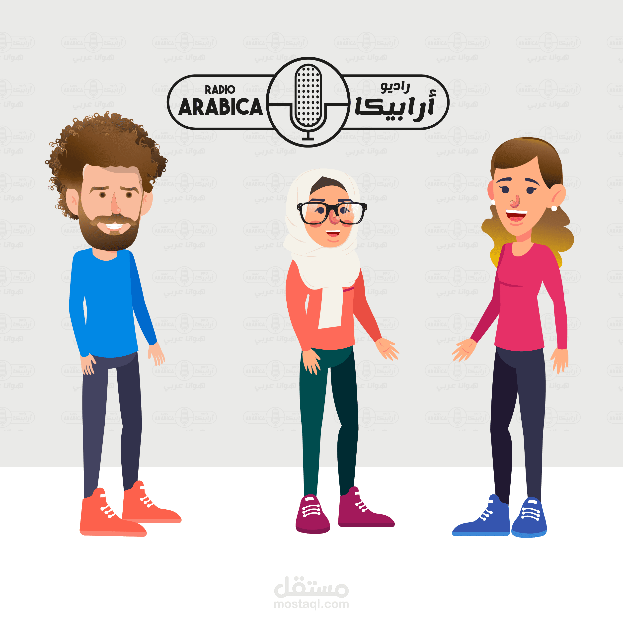 موشن جرافيك اذاعة اربيكا
