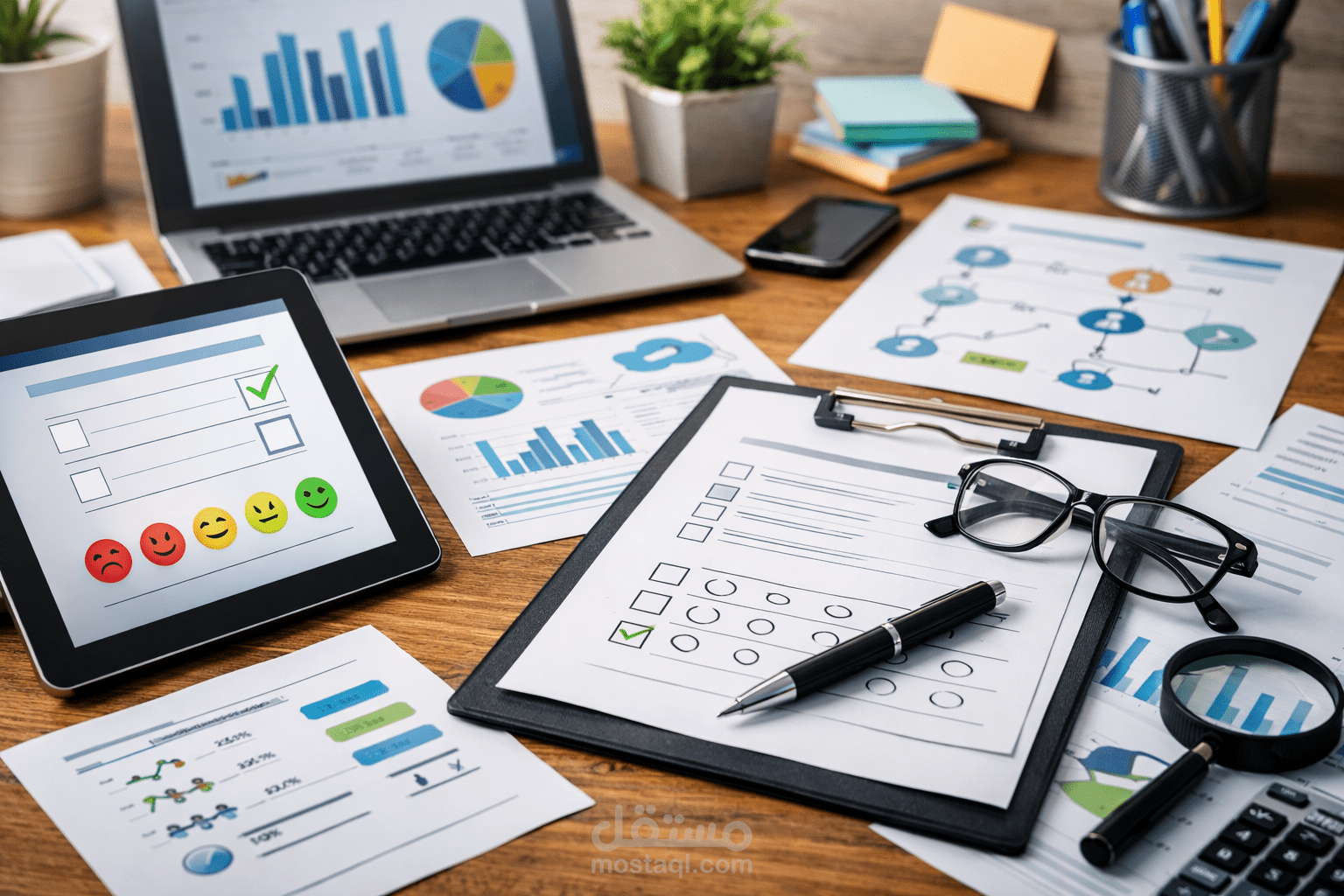 تصميم وصياغة استبيانات واضحة وفعّالة
