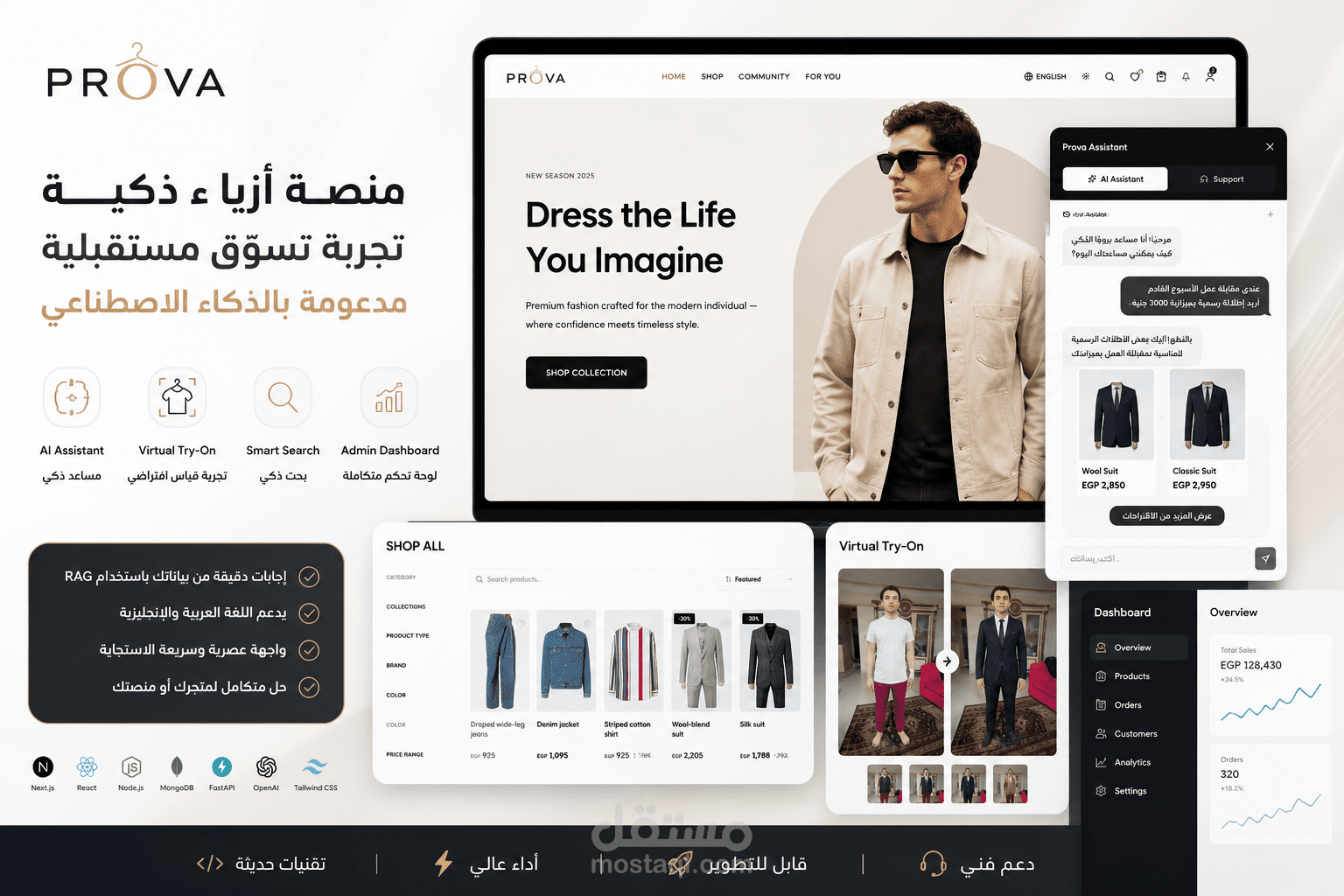 منصة SaaS للأزياء تعتمد على الذكاء الاصطناعي وتجربة القياس الافتراضي