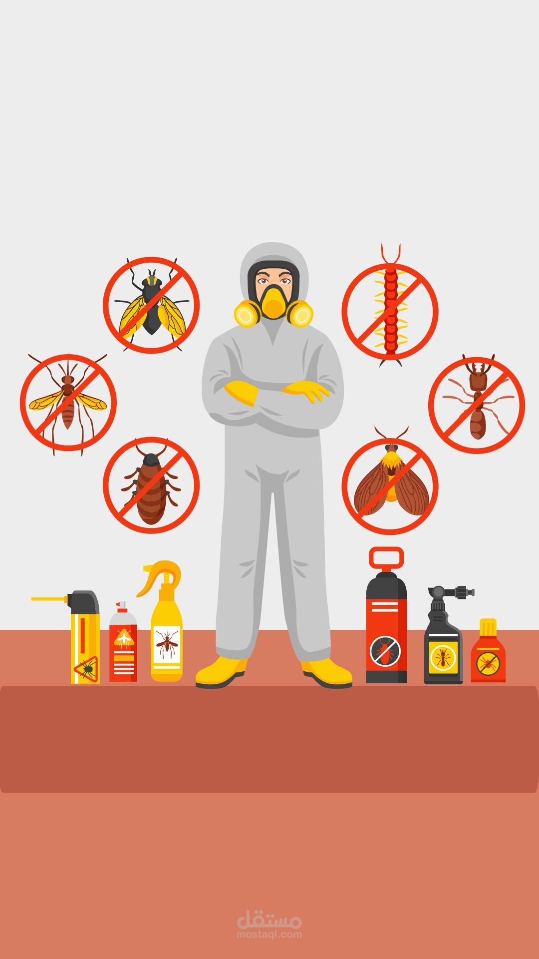 اعلان موشن مكافحة حشرات وقوارض سناب شات