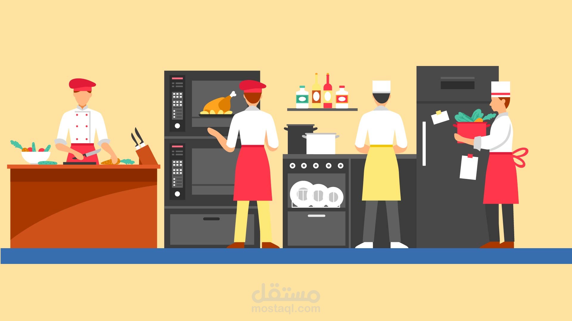 مطعم هرم موشن جرافك