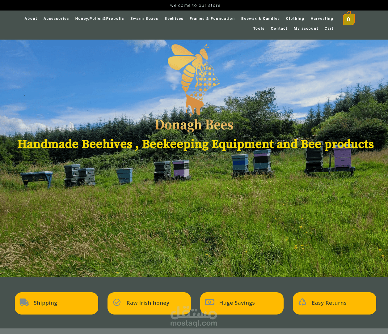 موقع دونابيز لبيع العسل ومنتجات النحل