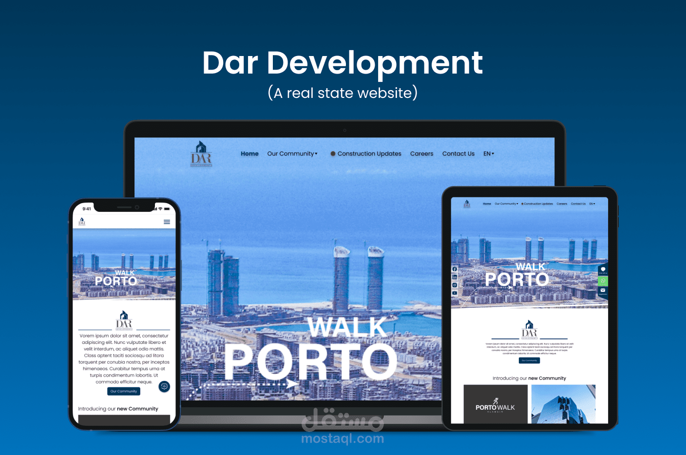 Dar development (real estate website)