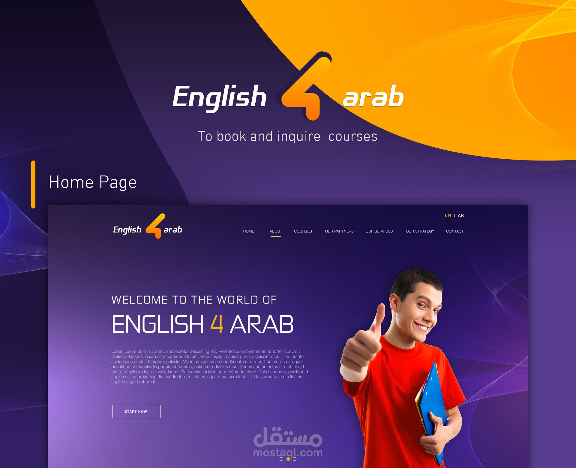 English4arab website