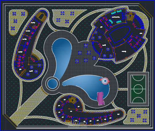 مساقط وواجهات ببرنامج الاتوكاد