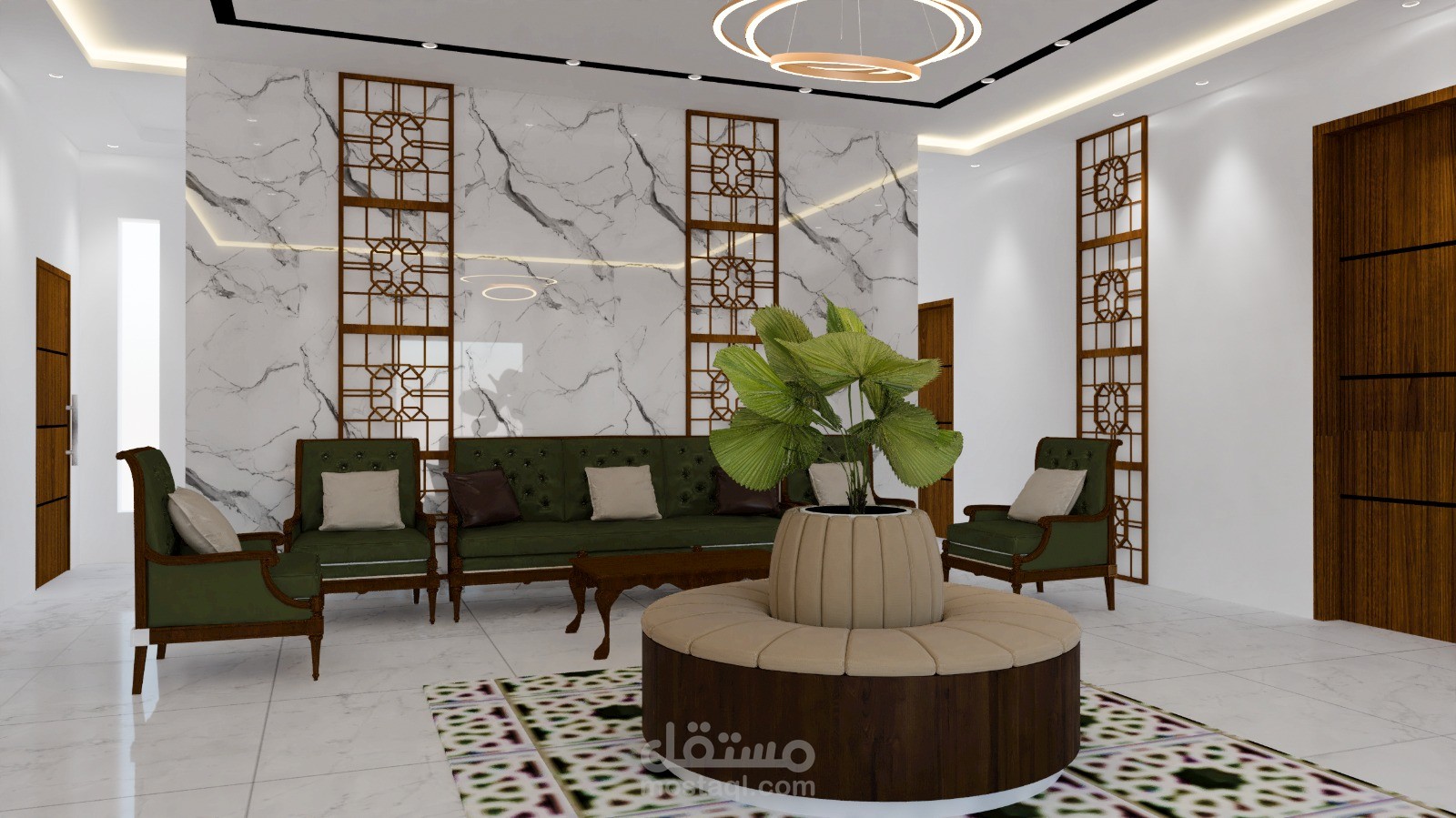 تصميم داخلي لمجلس رجال