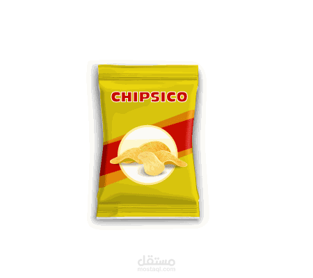 تصميم امامي لكيس شبسي