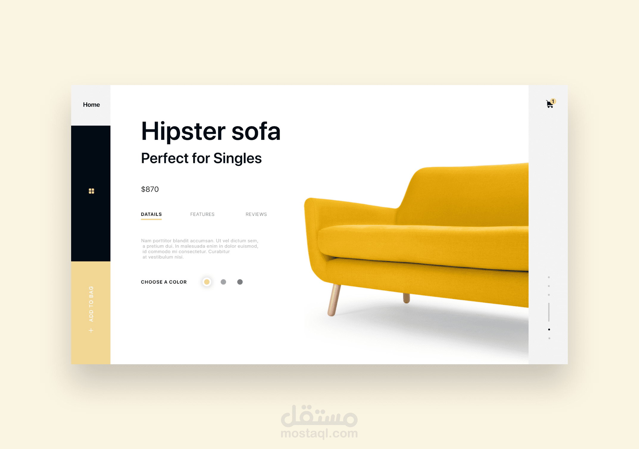 Furniture Store - Web View