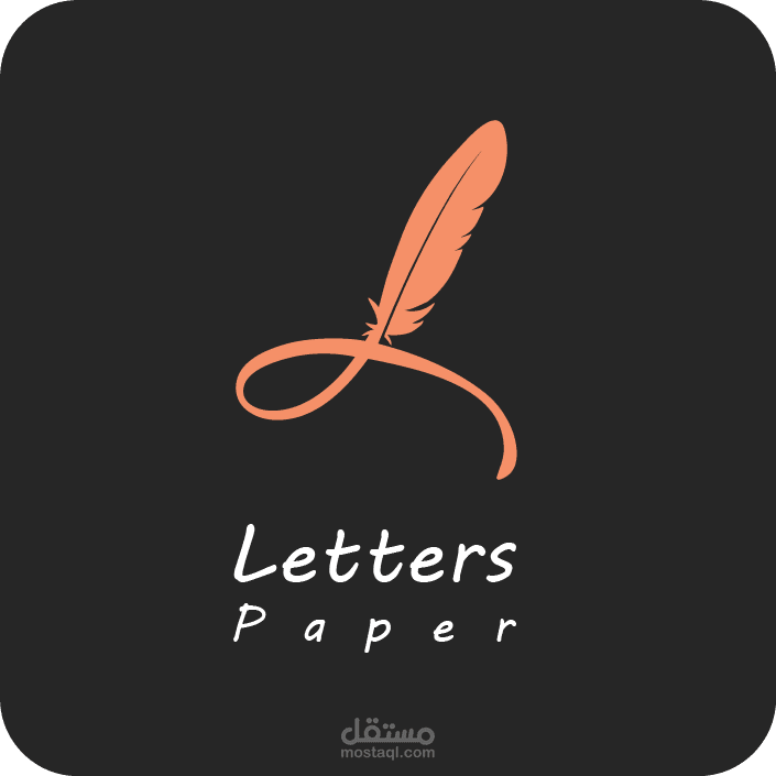 letters paper logo