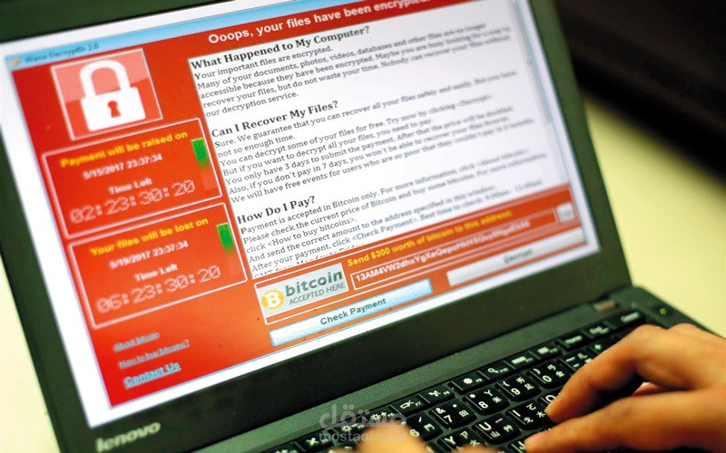 كتابة مقال عن فيروس الفدية وخطورته في جريدة ترندات فايف ستارز