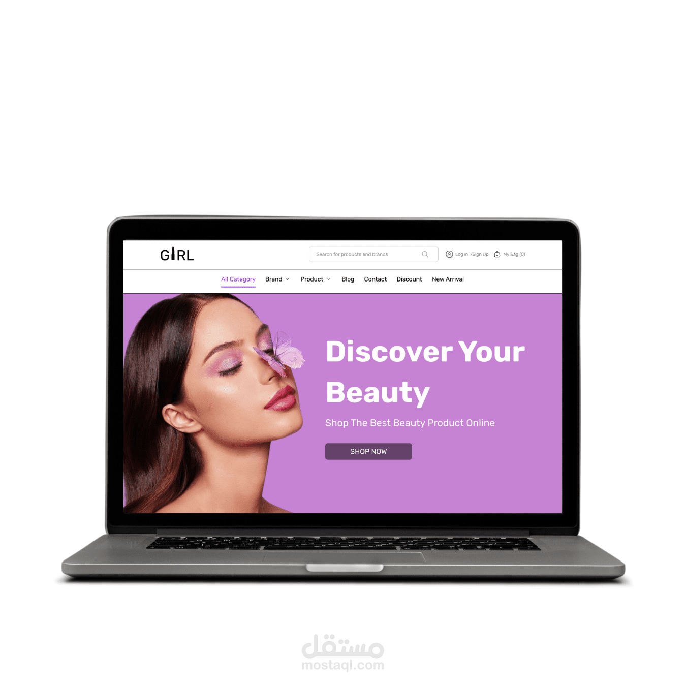 تصميم صفحة هبوط Landing Page UI Design