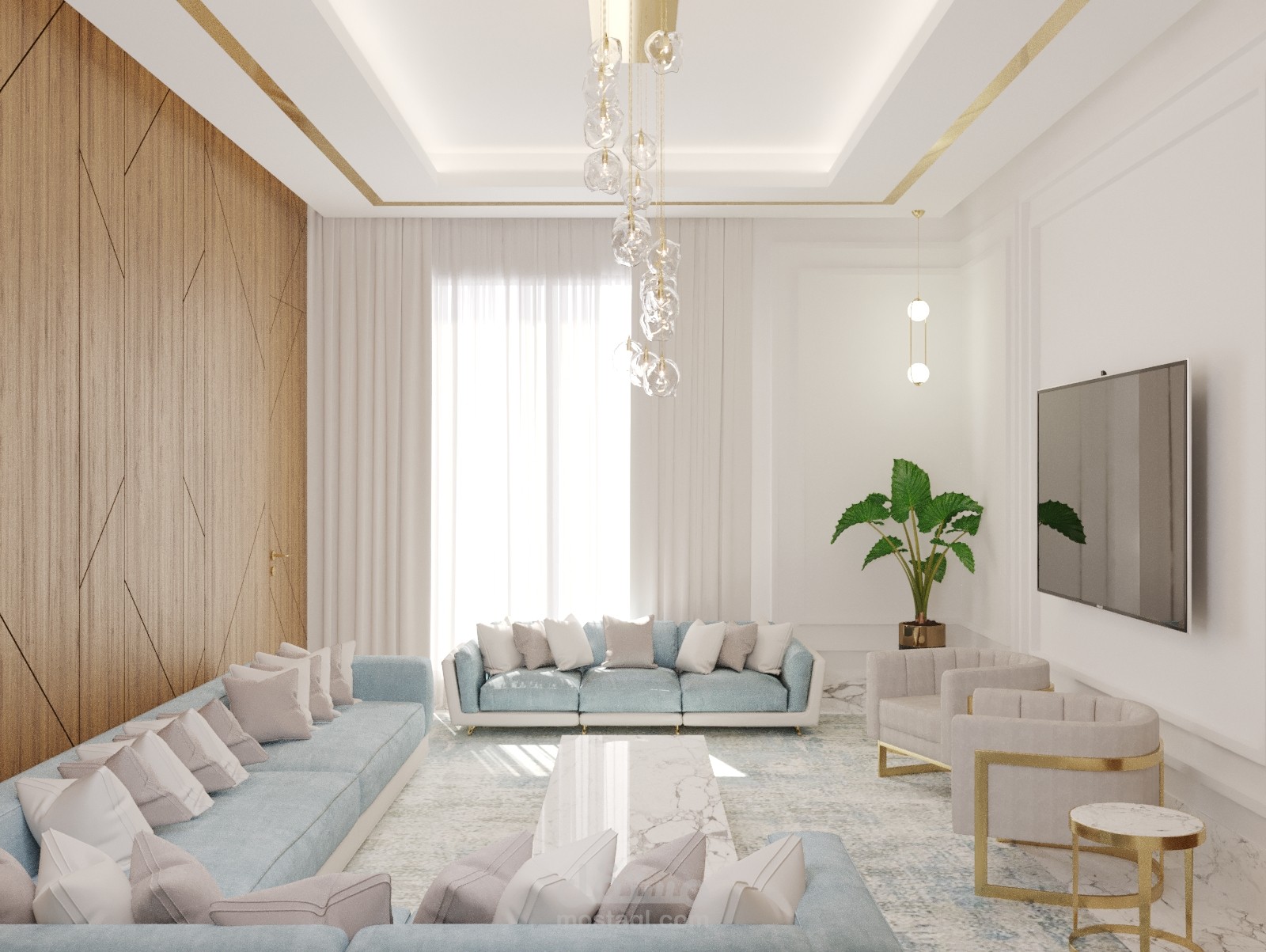 تصميم داخلي لمجلس رجال