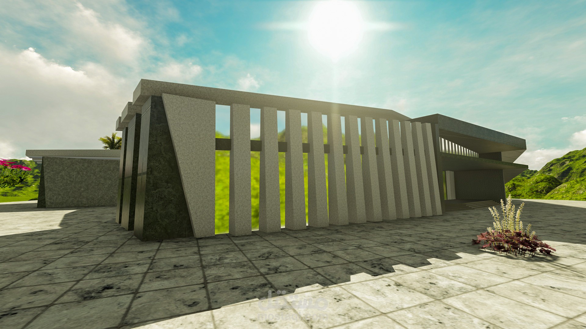 تصميم متحف للاثار