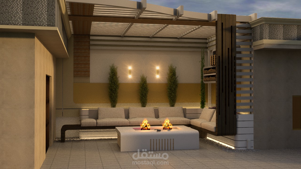 تصميم جلسة خارجية