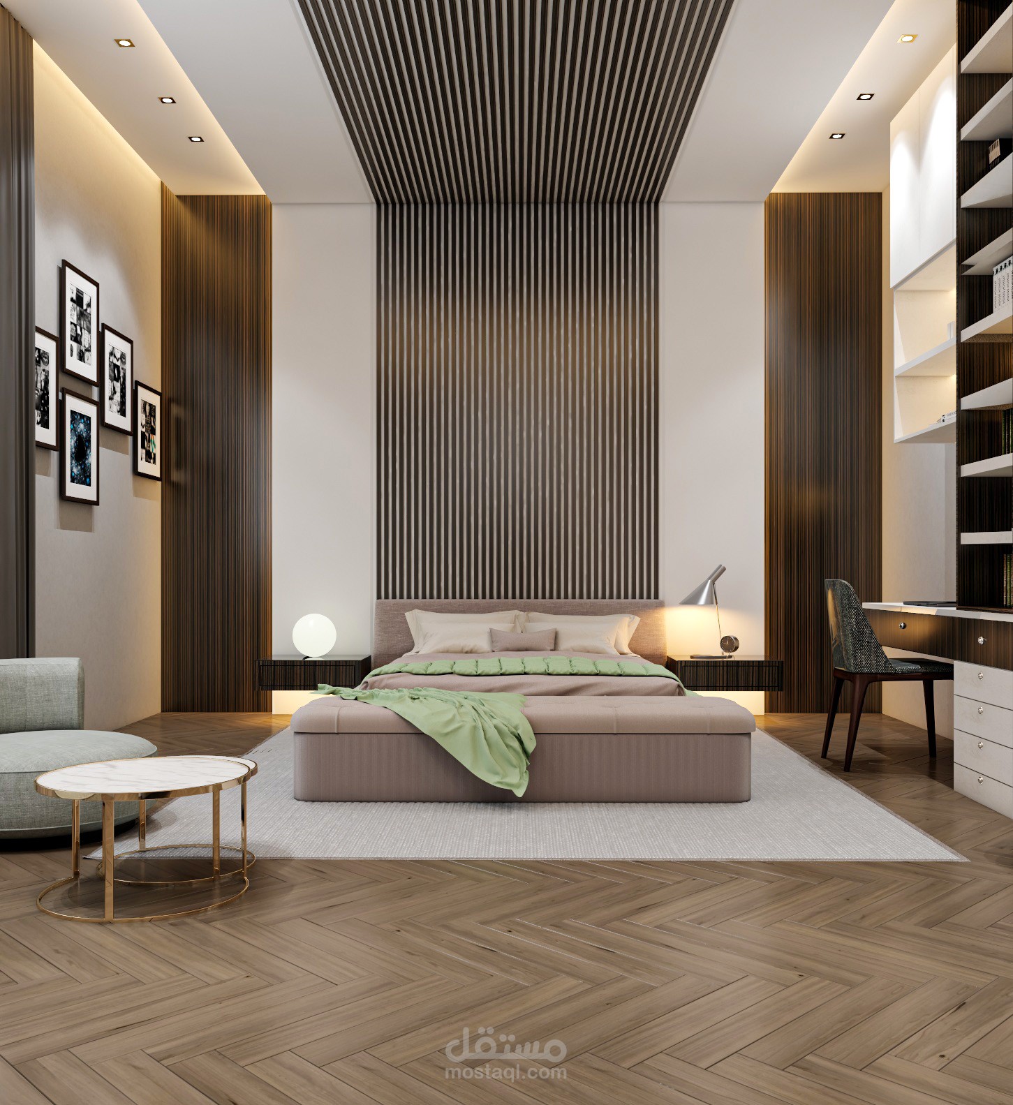 تصميم غرفة غرفة نوم ماستر