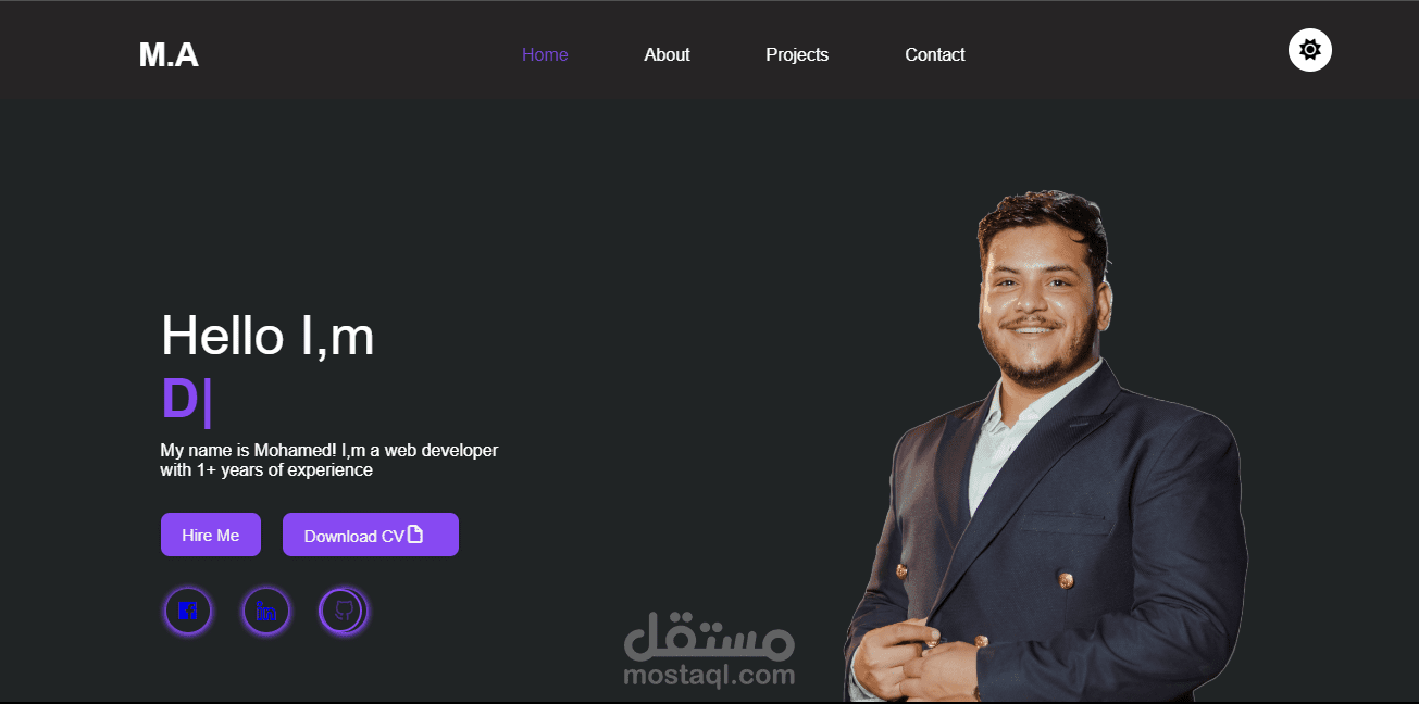 personal website