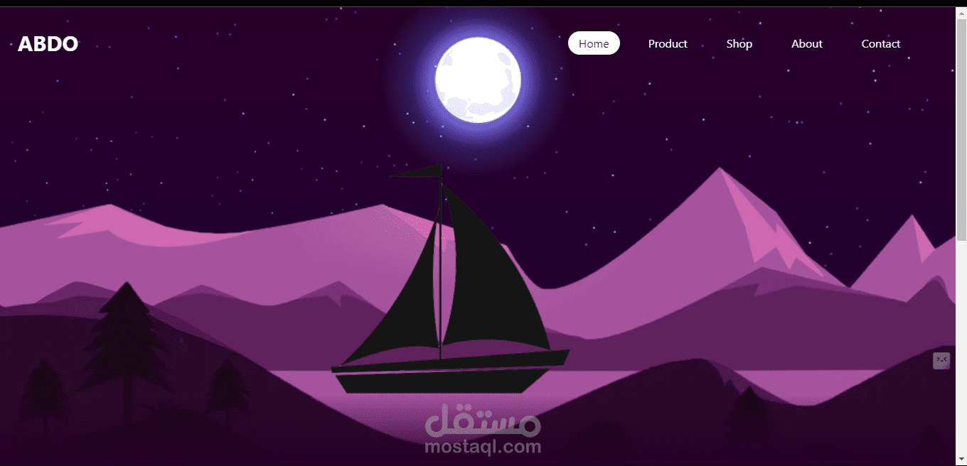 Landing page