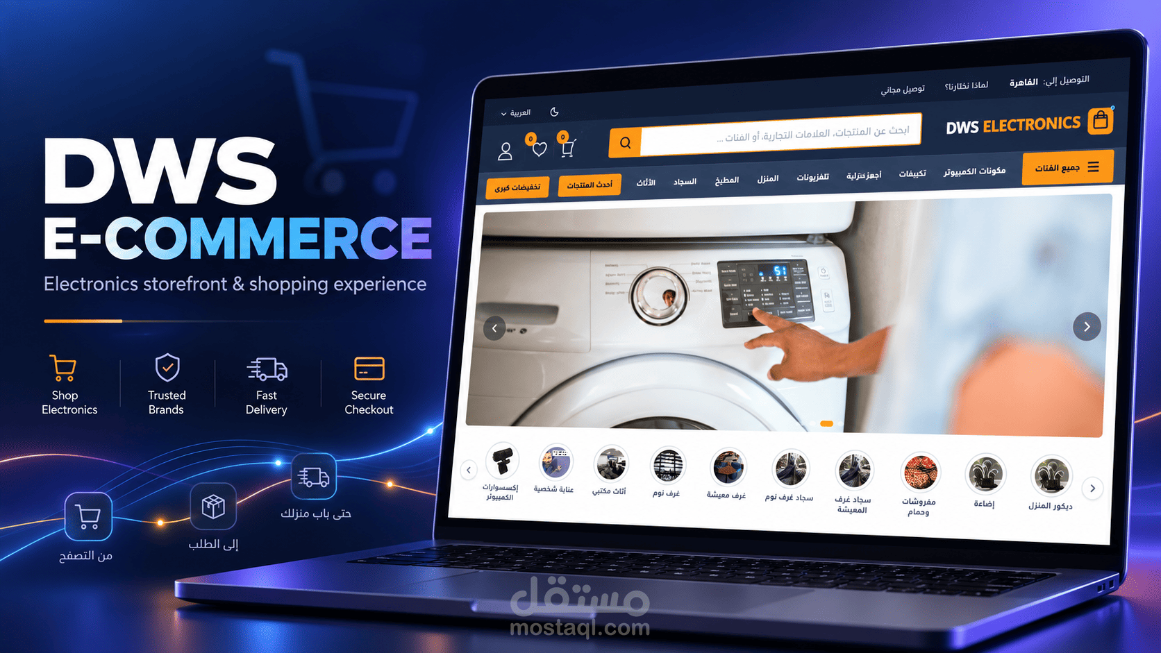 DWS E-commerce | منصة تجارة إلكترونية