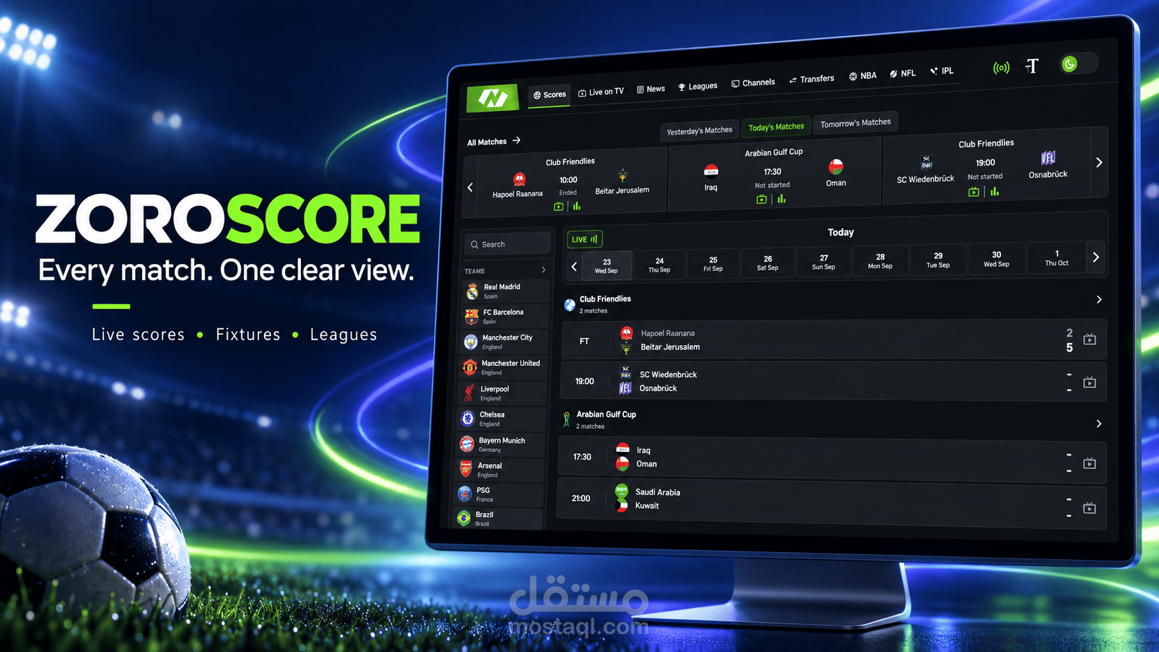 ZoroScore | نتائج وإحصائيات كرة القدم