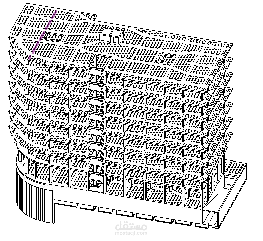 إنشاء مخططات مشاريع إنشائية بنظام 3D Modeling وباستخدام تقنية BIM بواسطة برنامج Revit