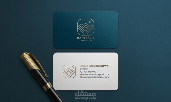 تصميم بزنس كارد (كرت شخصي)