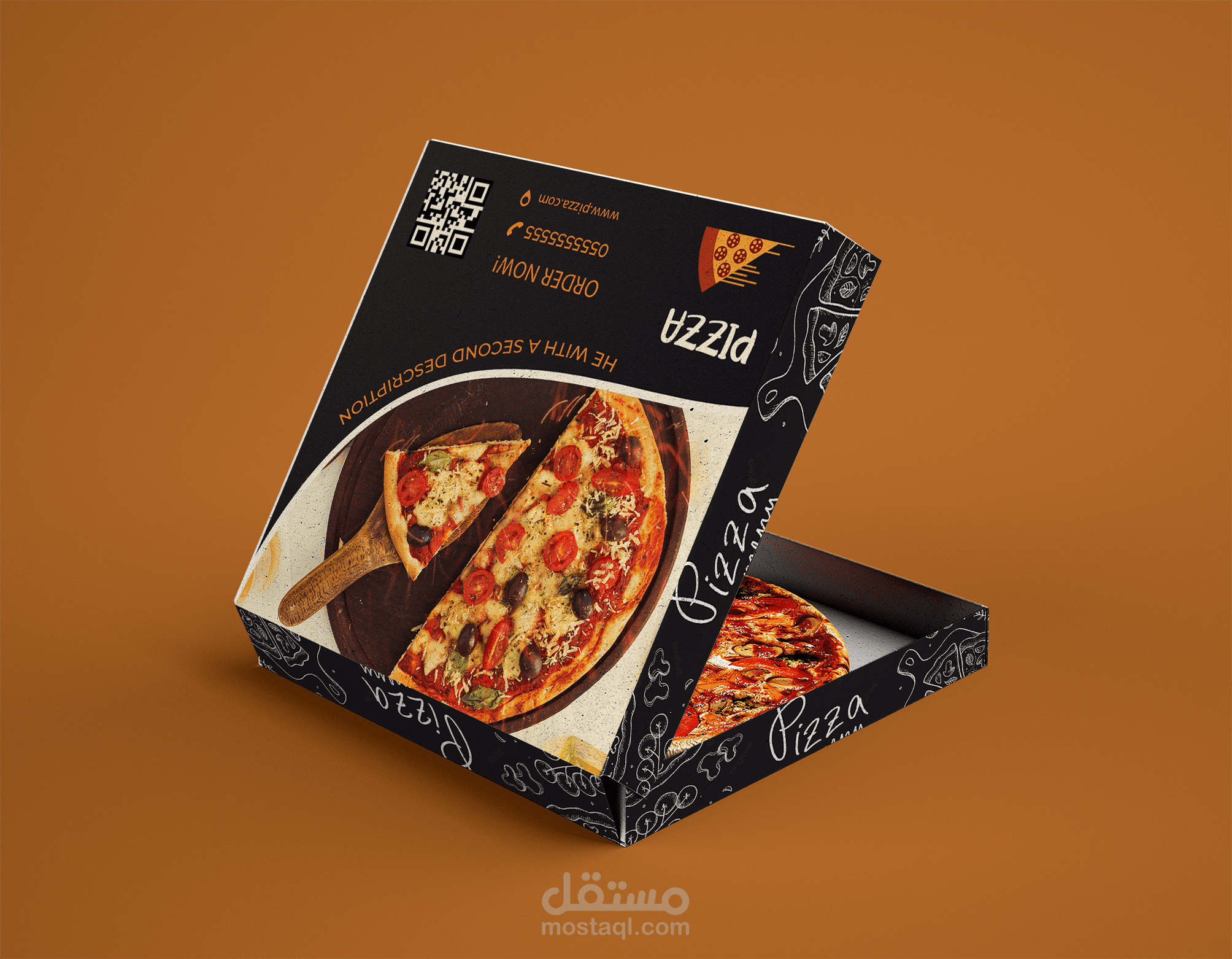 تصميم تغليف  بيتزا (باكيج - Packging)