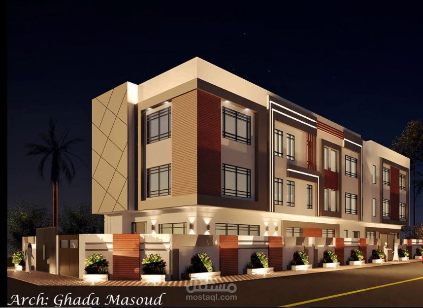 تصميم واجهة فيلا في السعودية