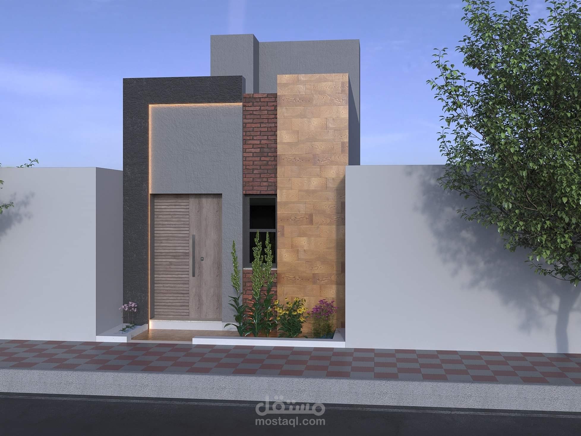 اعادة تصميم واجهة