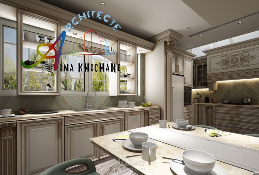 تصاميم داخلية لمطابخ ذات النمط الكلاسيكي