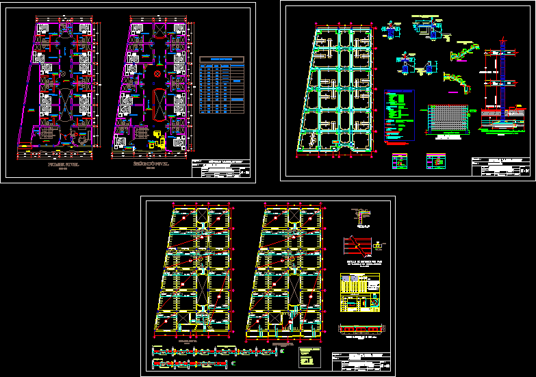تصاميم ثنائية الابعاد 2D لبعض المشاريع العمرانية